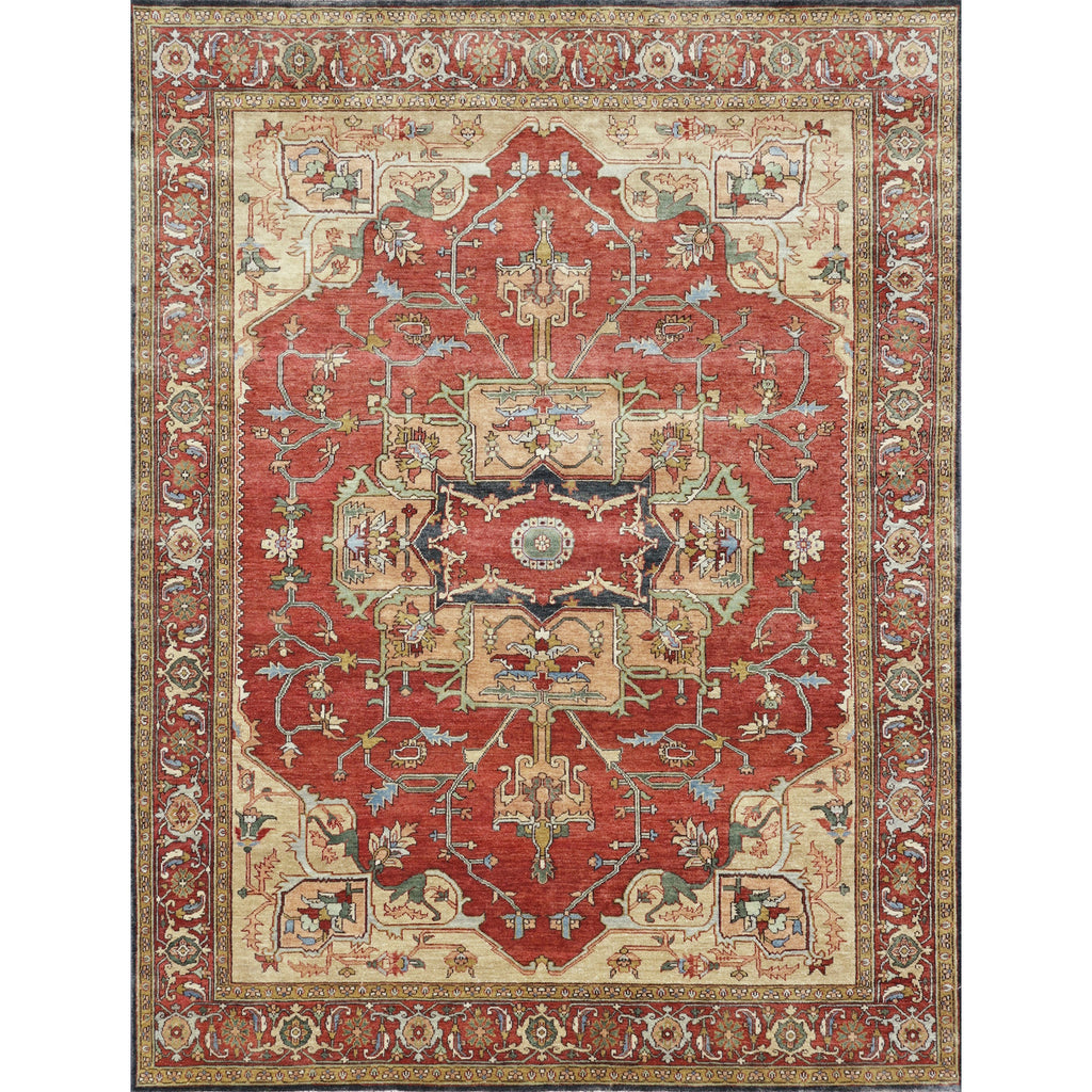 BAKSHAHESH II BK011 RED / RED