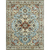 BAKSHAHESH II BK013 LIGHT BLUE / IVORY