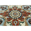 BAKSHAHESH II BK013 LIGHT BLUE / IVORY