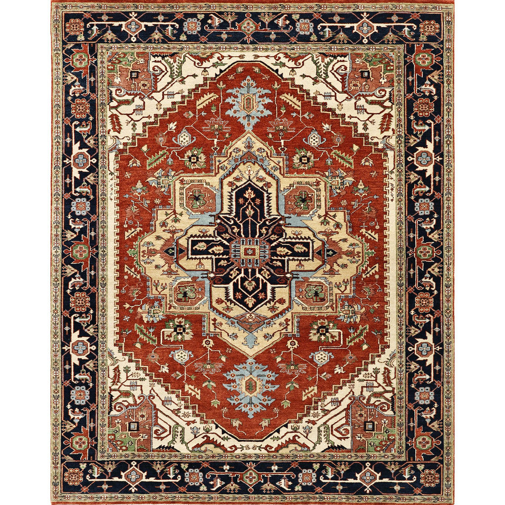 BAKSHAHESH II BK014 RED / BLUE