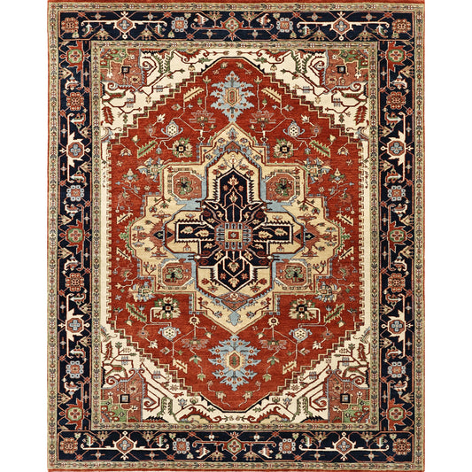 BAKSHAHESH II BK014 RED / BLUE