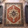 BAKSHAHESH II BK014 RED / BLUE
