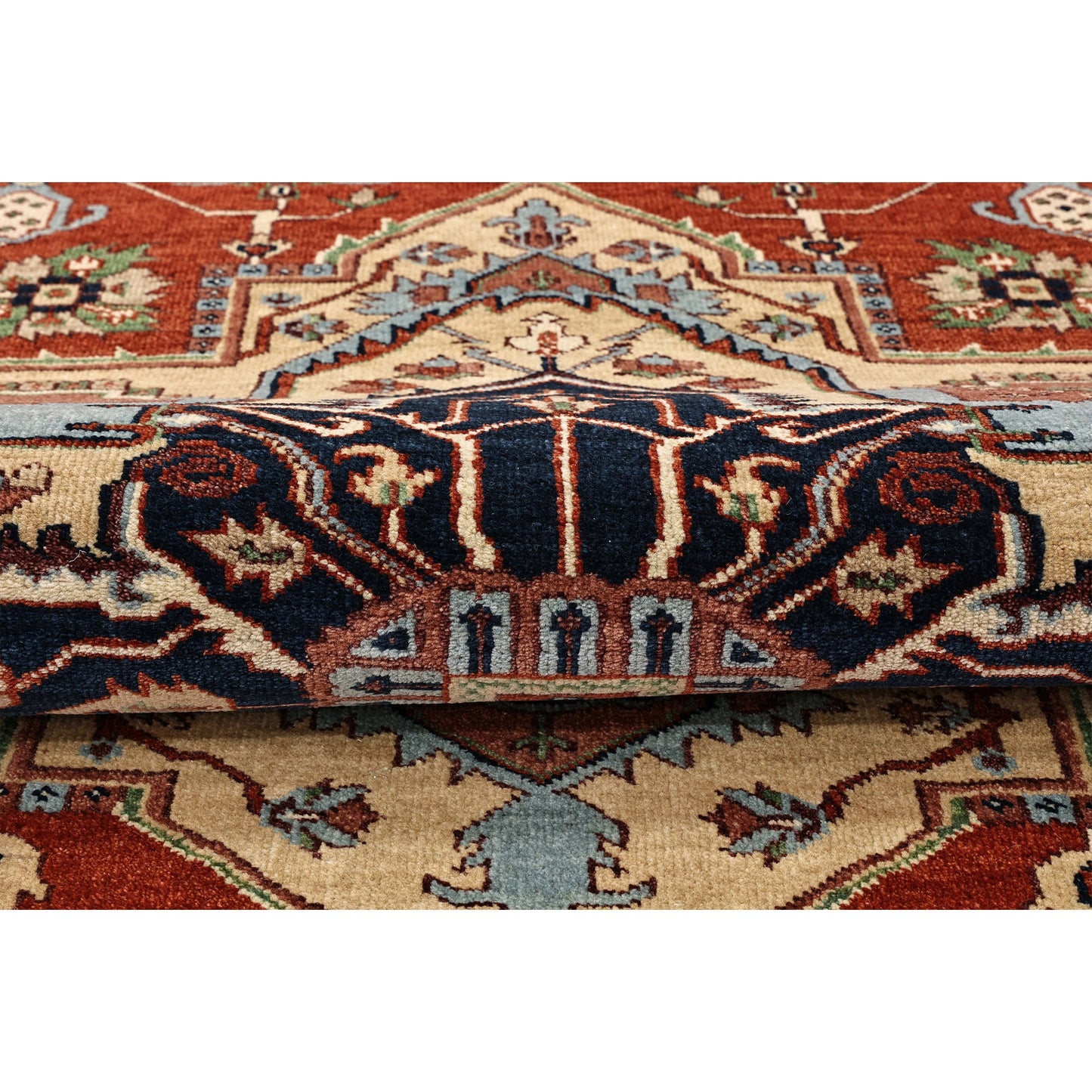 BAKSHAHESH II BK014 RED / BLUE