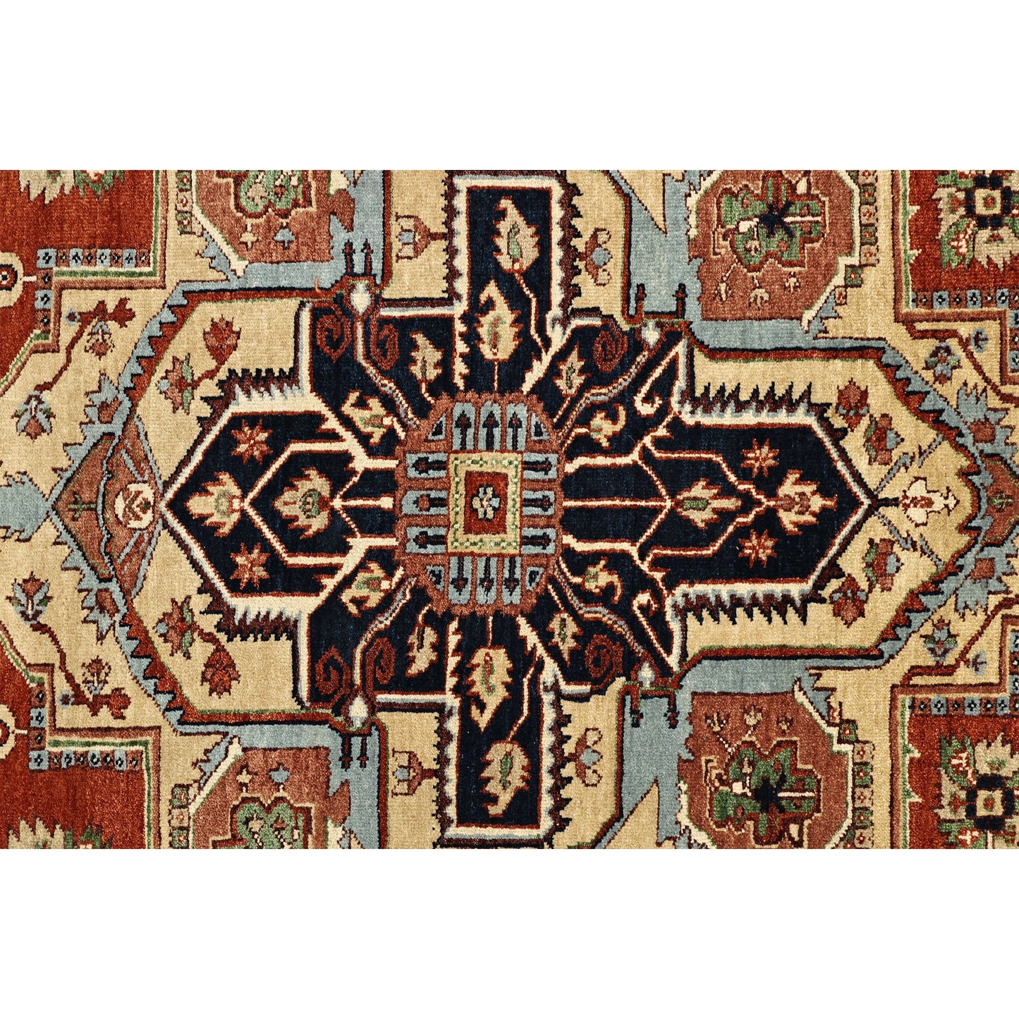 BAKSHAHESH II BK014 RED / BLUE