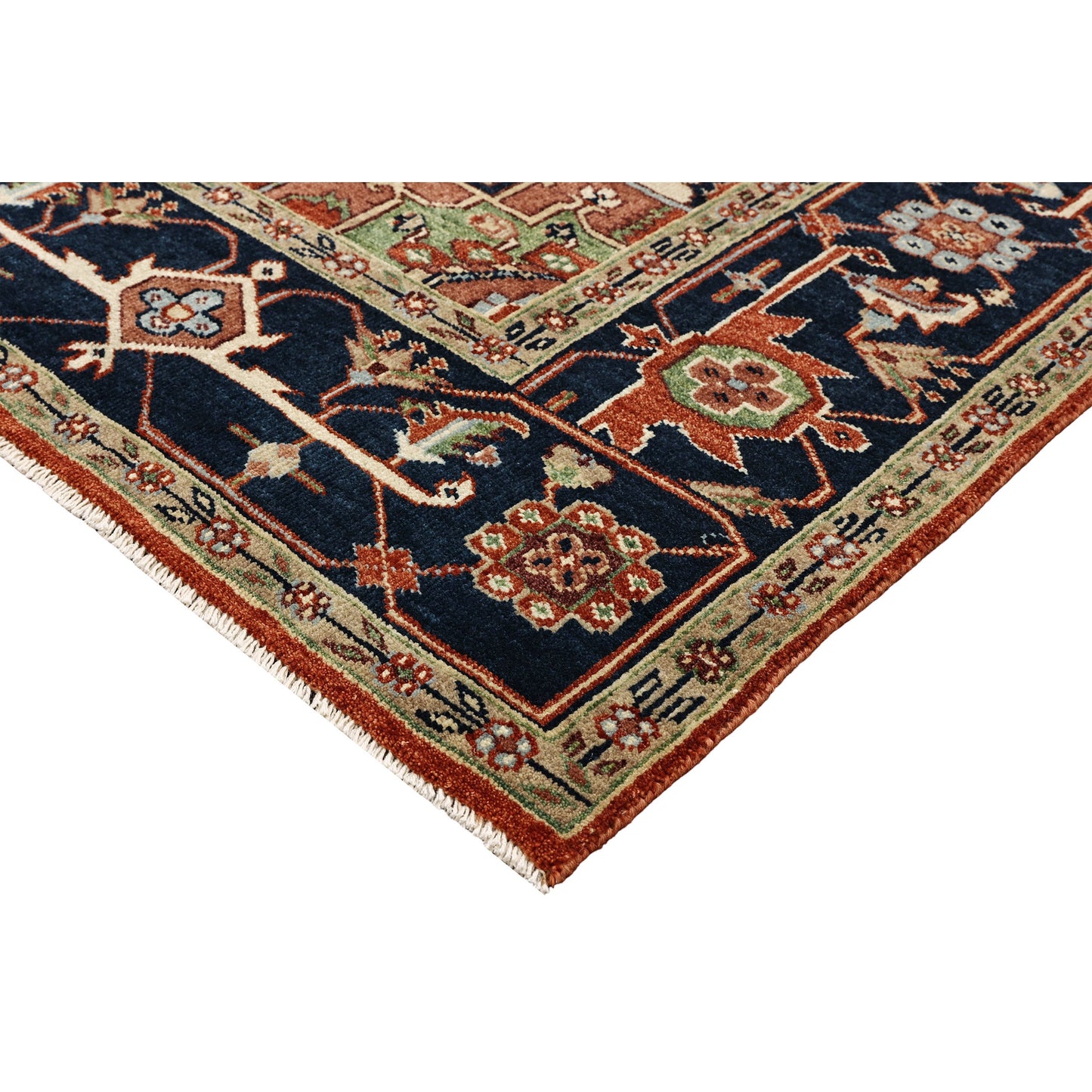 BAKSHAHESH II BK014 RED / BLUE