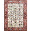 BAKSHAHESH II BK036 IVORY / RUST