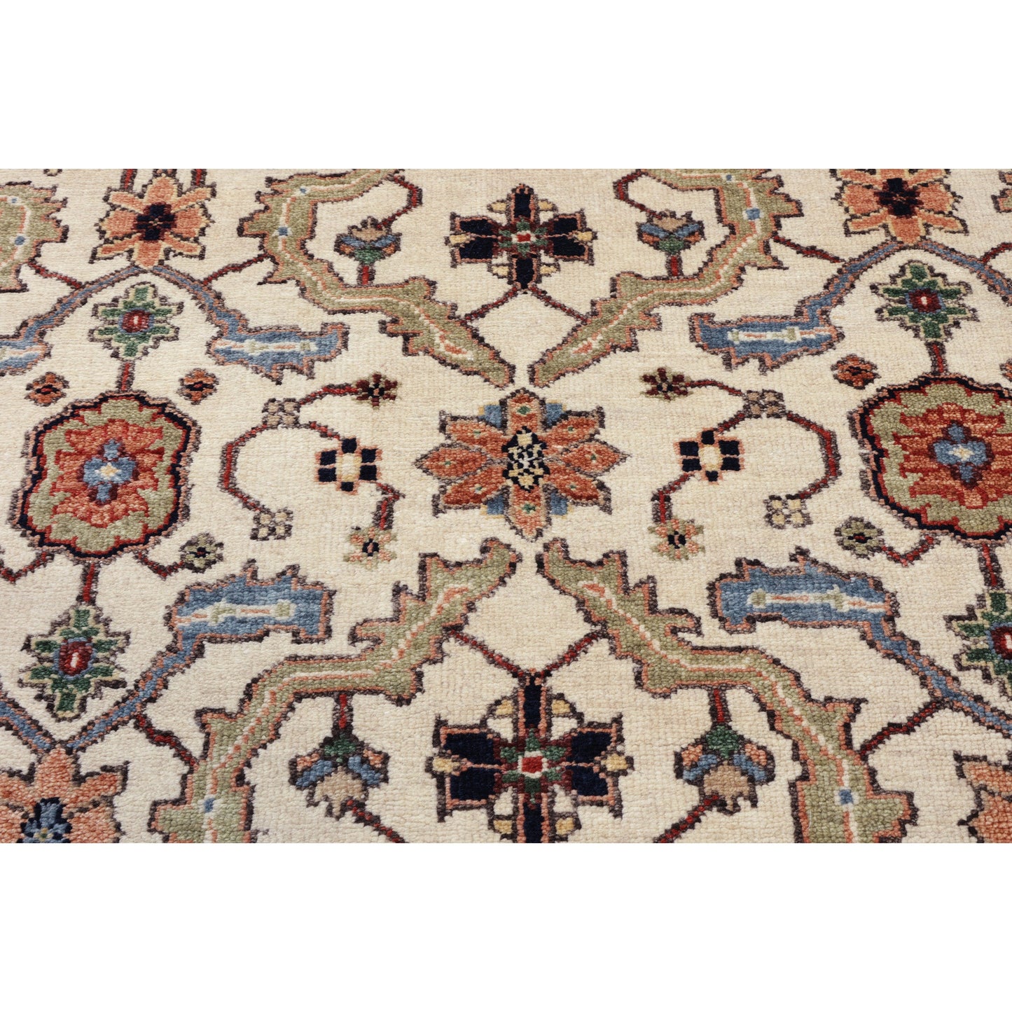 BAKSHAHESH II BK036 IVORY / RUST