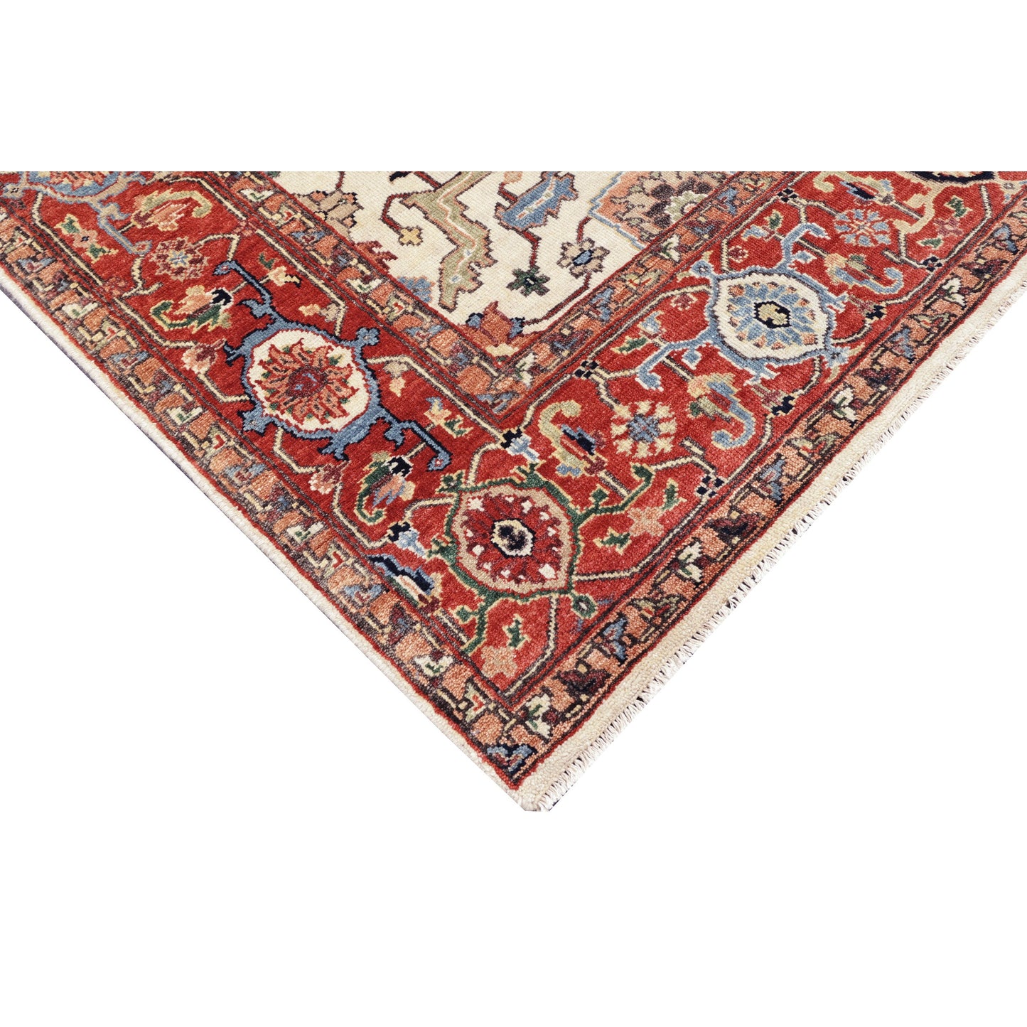 BAKSHAHESH II BK036 IVORY / RUST