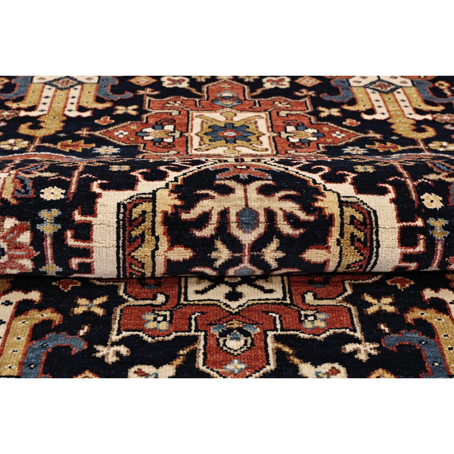 BAKSHAHESH II BK056 BLUE / RED