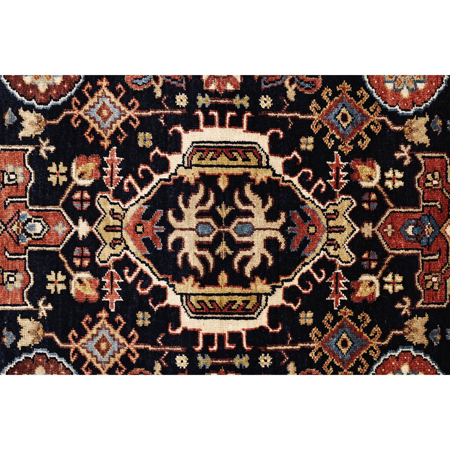 BAKSHAHESH II BK056 BLUE / RED