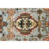 BAKSHAHESH II BK056 LIGHT BLUE / RUST