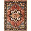 BAKSHAHESH II BK058 RED / BLUE