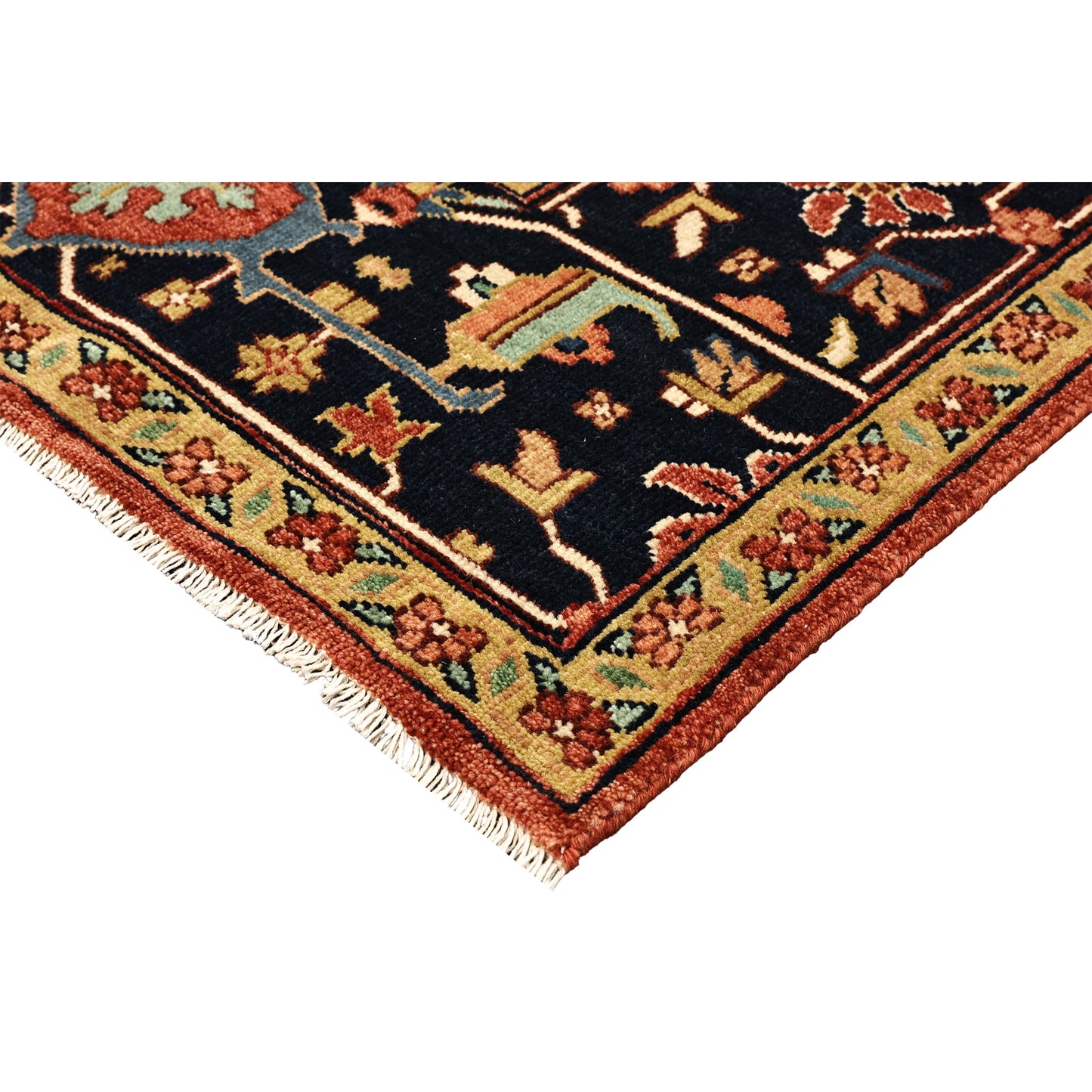 BAKSHAHESH II BK058 RED / BLUE