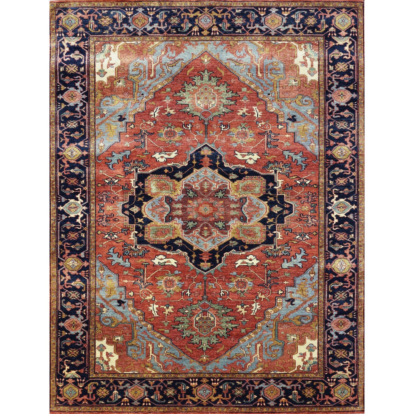 BAKSHAHESH II BK083 RED / BLUE
