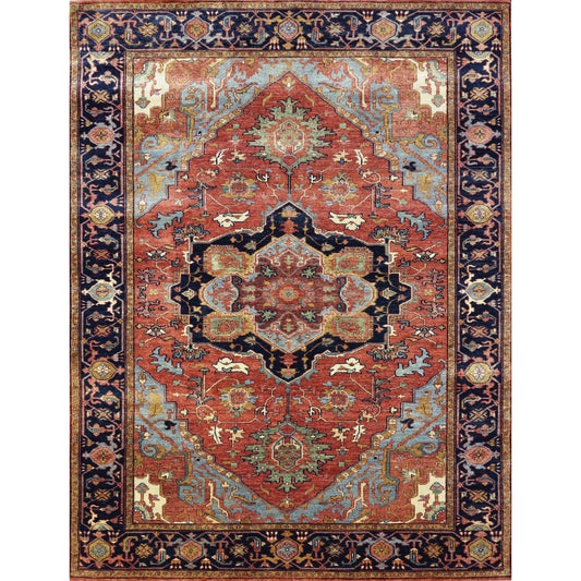 BAKSHAHESH II BK083 RED / BLUE