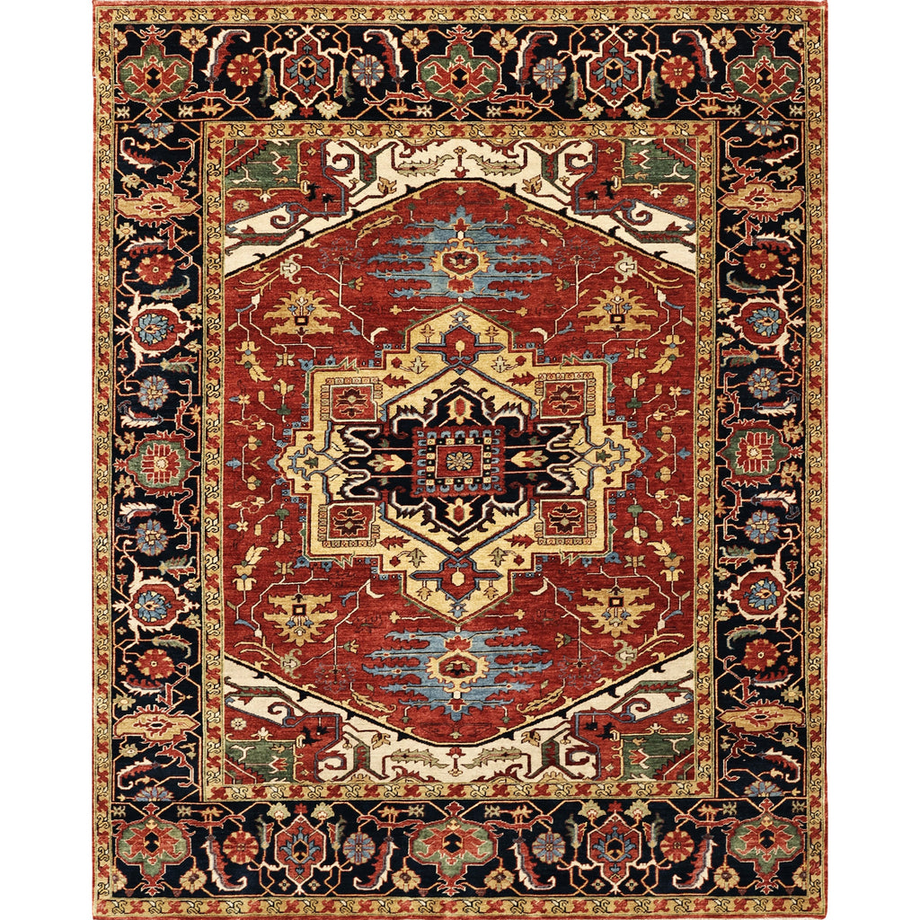 BAKSHAHESH II BK084 RED / BLUE