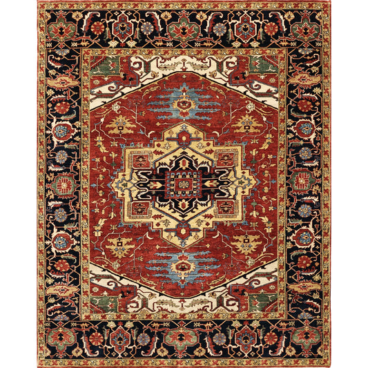 BAKSHAHESH II BK084 RED / BLUE