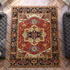 BAKSHAHESH II BK084 RED / BLUE
