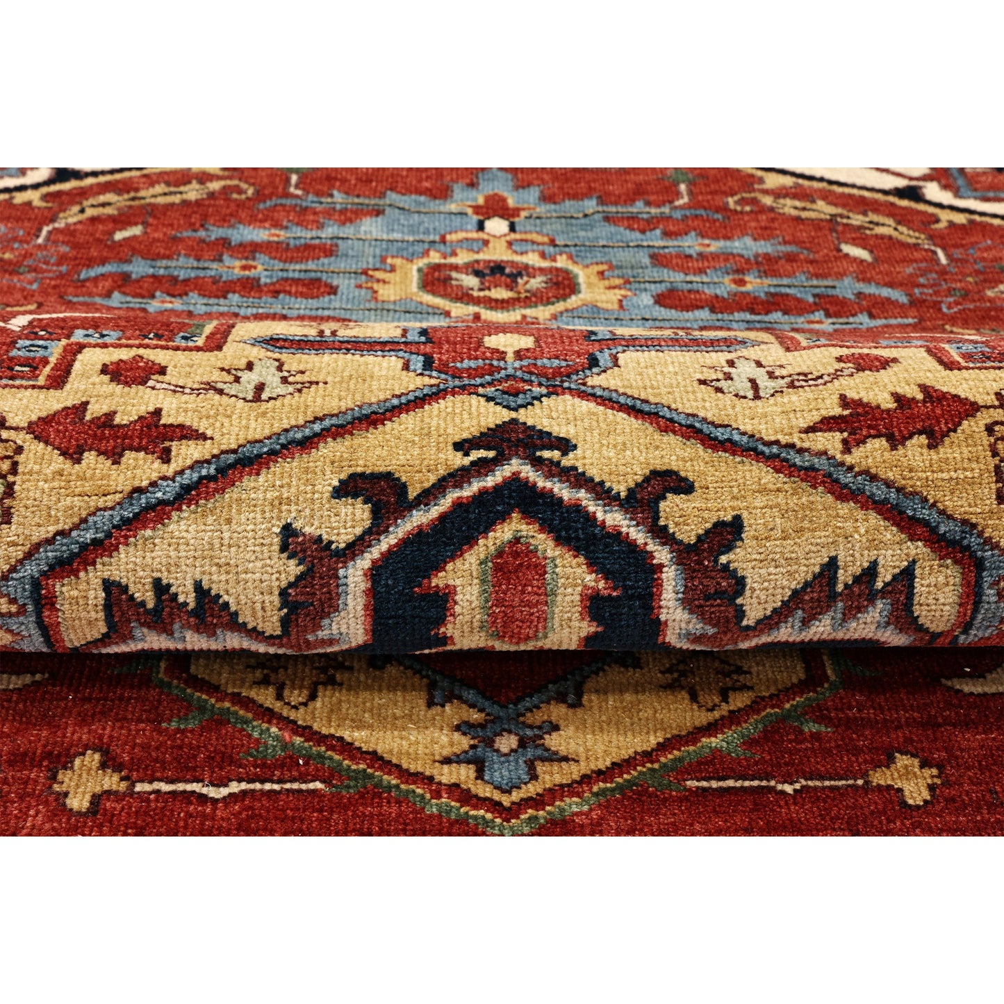 BAKSHAHESH II BK084 RED / BLUE