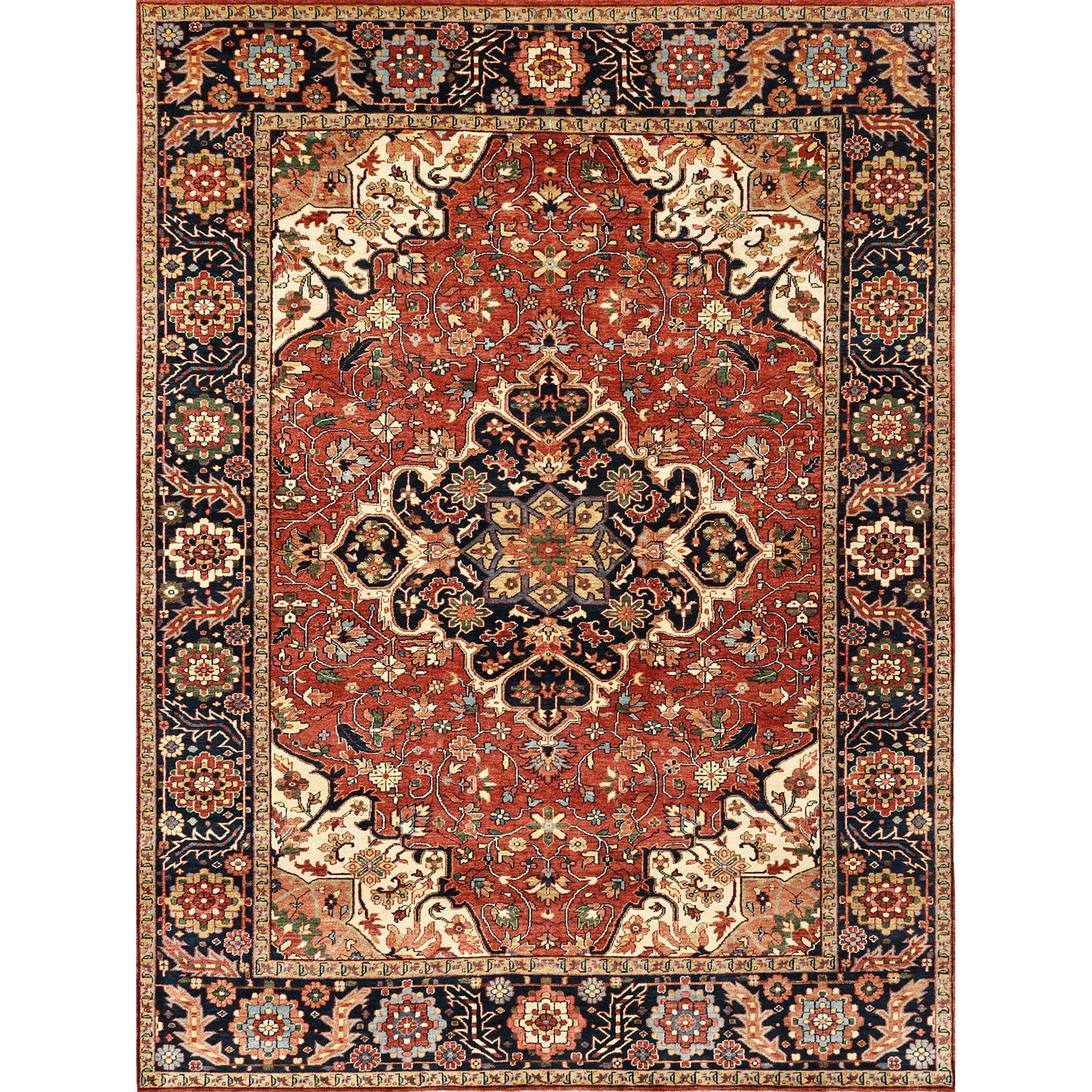 BAKSHAHESH II BK085 RED / BLUE