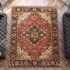 BAKSHAHESH II BK085 RED / BLUE