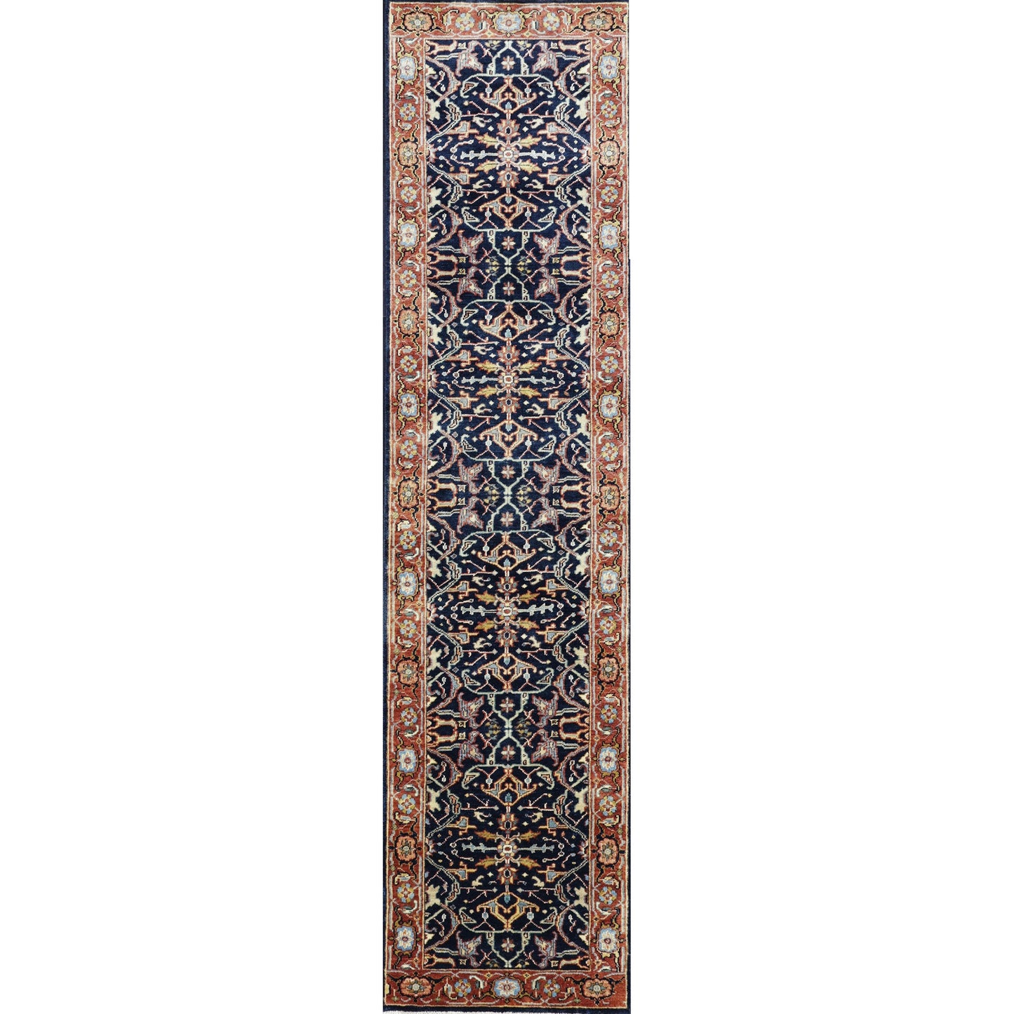 BAKSHAHESH II BK087 BLUE / RED