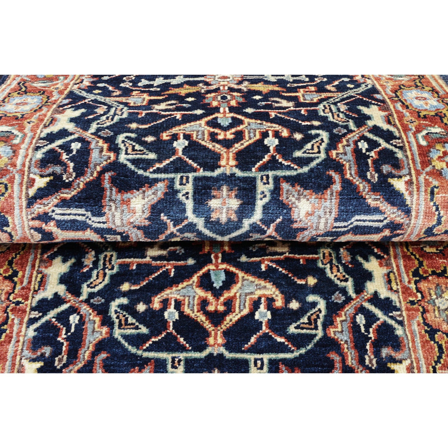 BAKSHAHESH II BK087 BLUE / RED