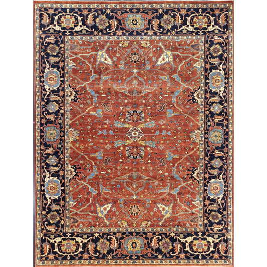 BAKSHAHESH II BK087 RED / BLUE