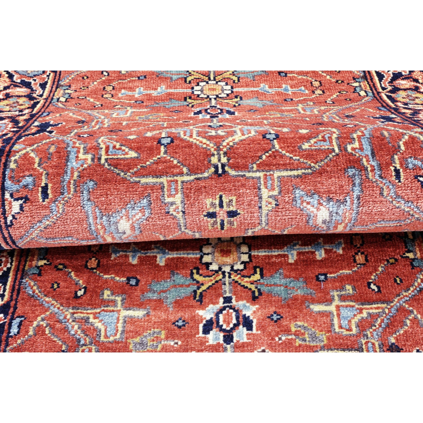 BAKSHAHESH II BK087 RED / BLUE