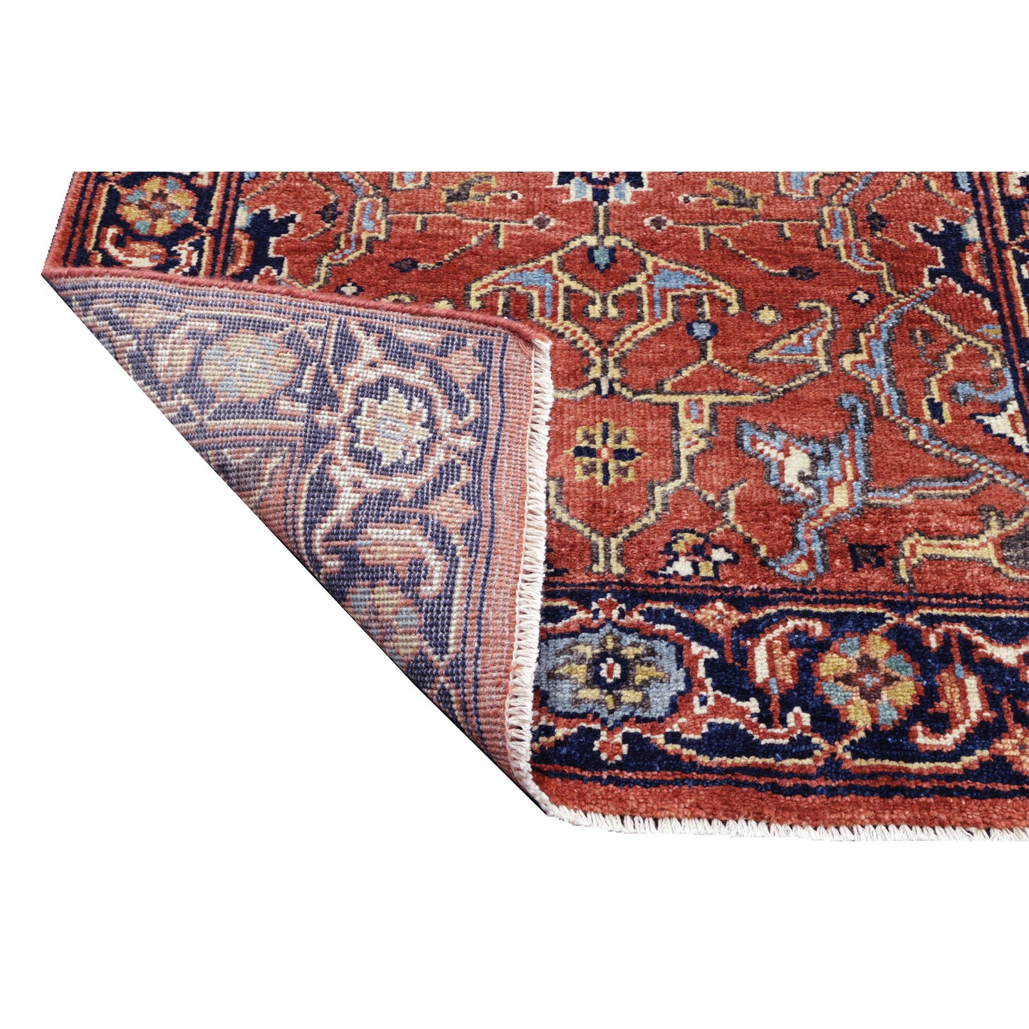 BAKSHAHESH II BK087 RED / BLUE