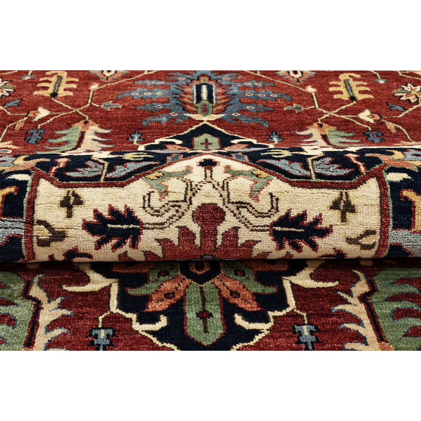 BAKSHAHESH II BK093 RED / BLUE