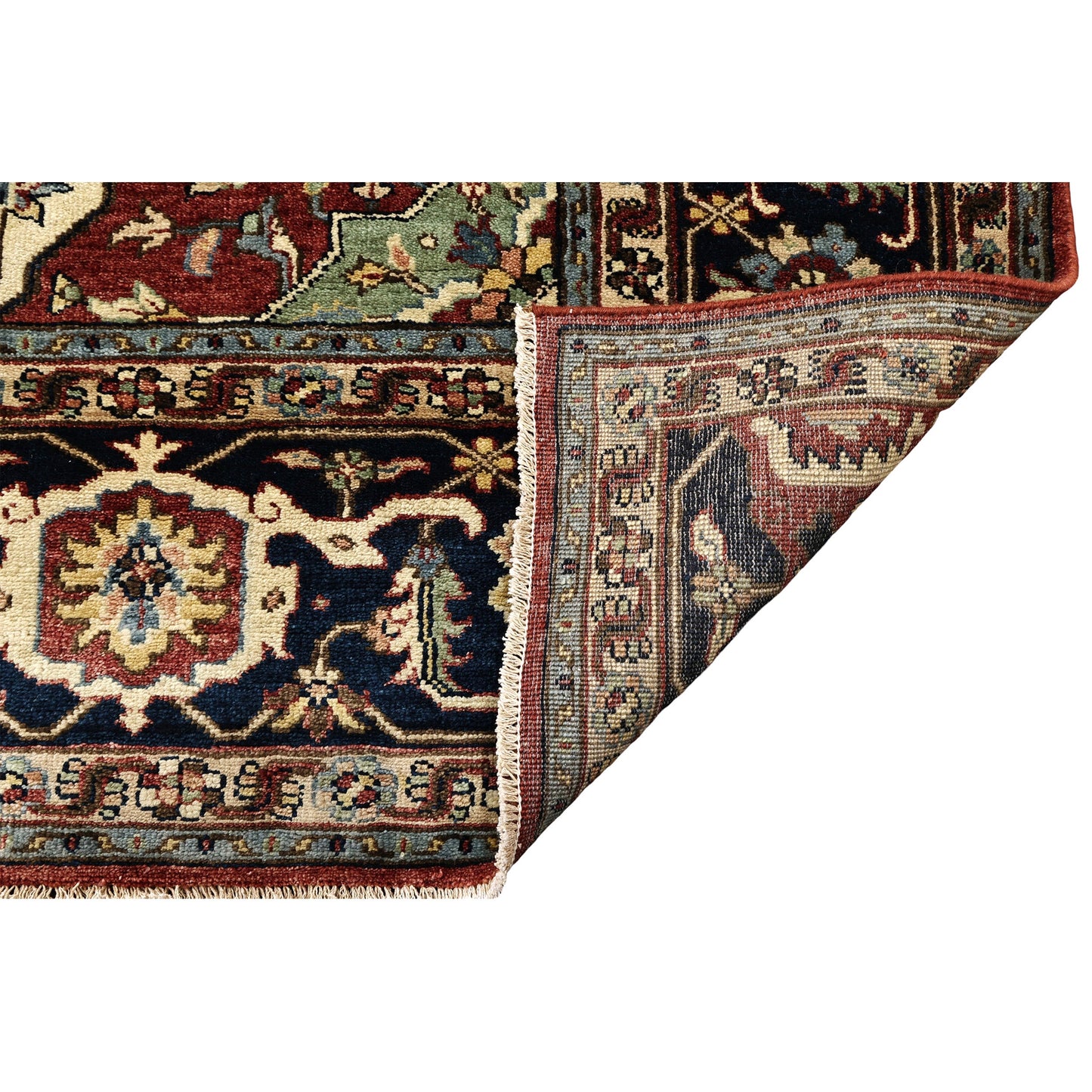 BAKSHAHESH II BK093 RED / BLUE