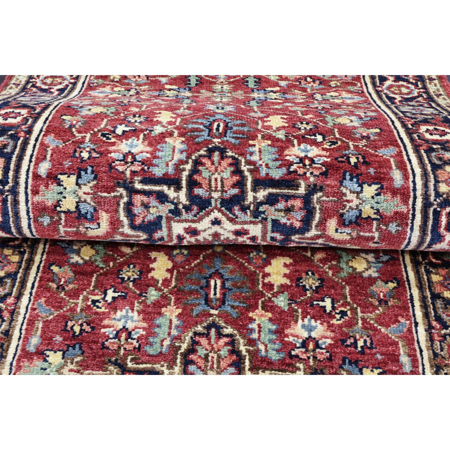 BAKSHAHESH II BK093 RED / BLUE