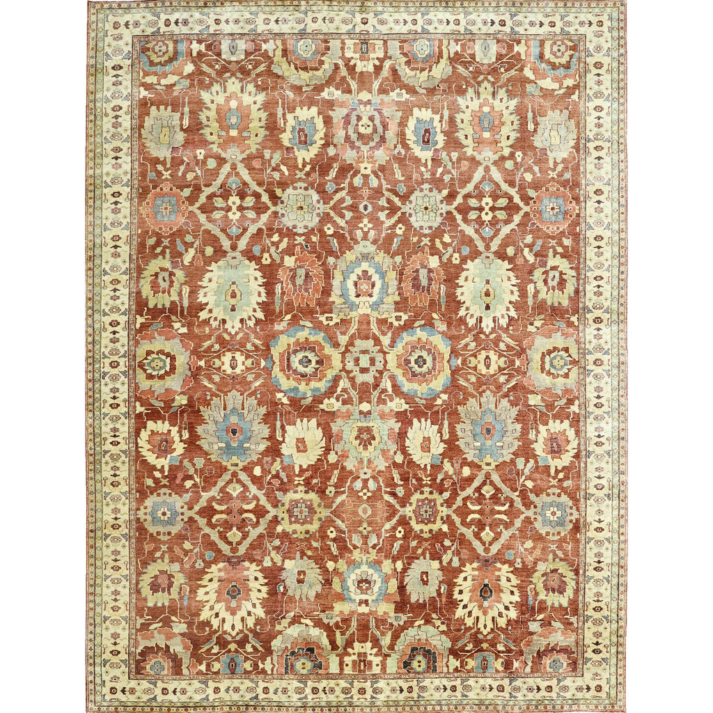 BAKSHAHESH II BKT17 RED / IVORY