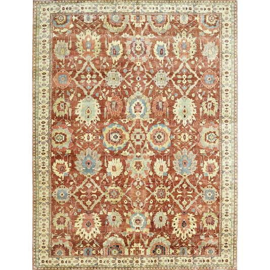 BAKSHAHESH II BKT17 RED / IVORY
