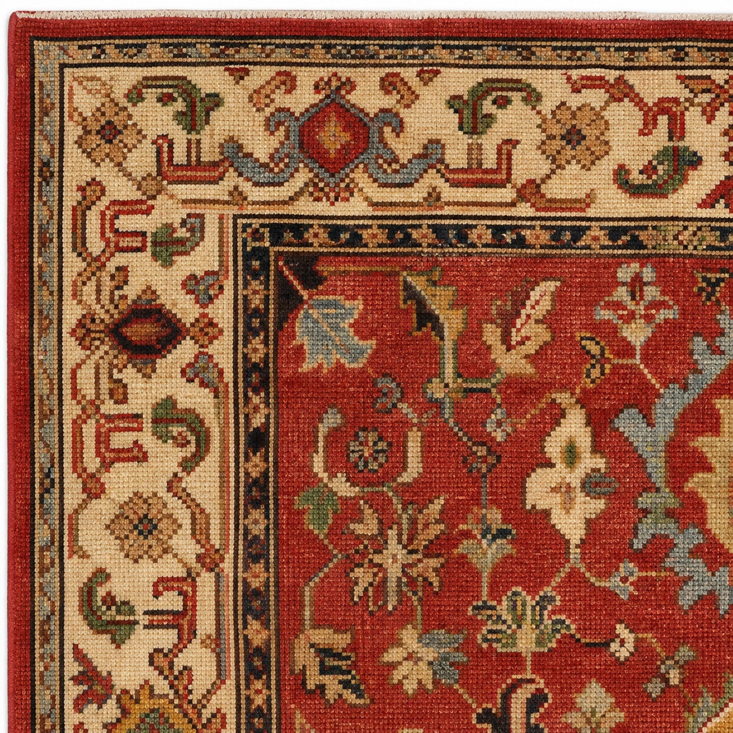 BAKSHAHESH B1001 RED / IVORY