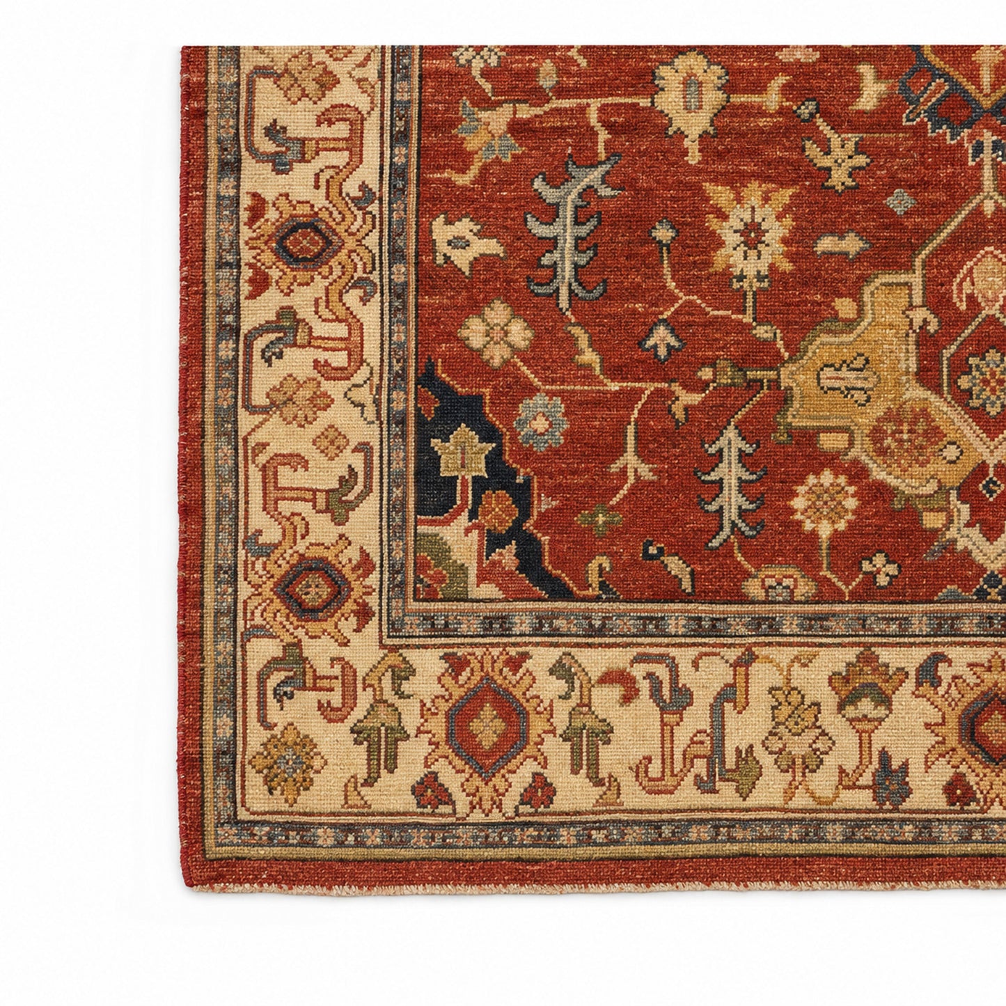 BAKSHAHESH B1001 RED / IVORY