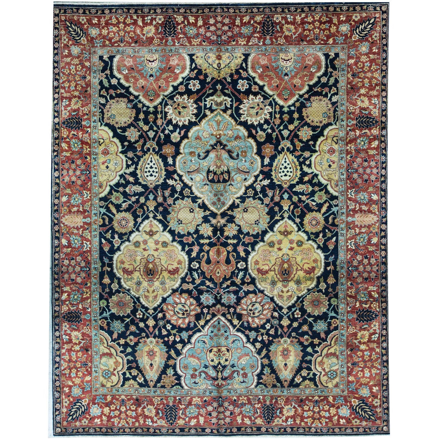 BAKSHAHESH B1005 BLUE / RED