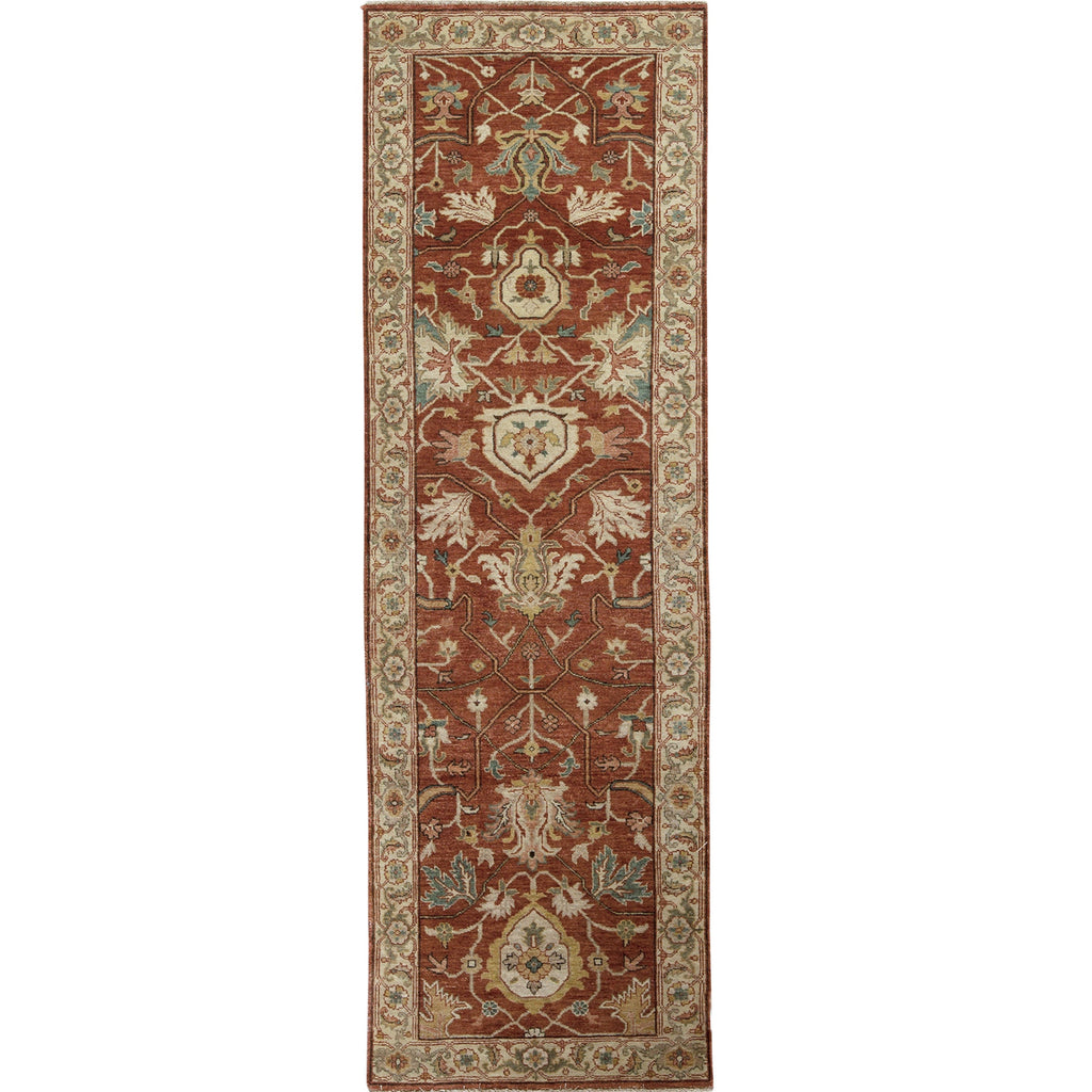 BAKSHAHESH B1005 RUST / IVORY
