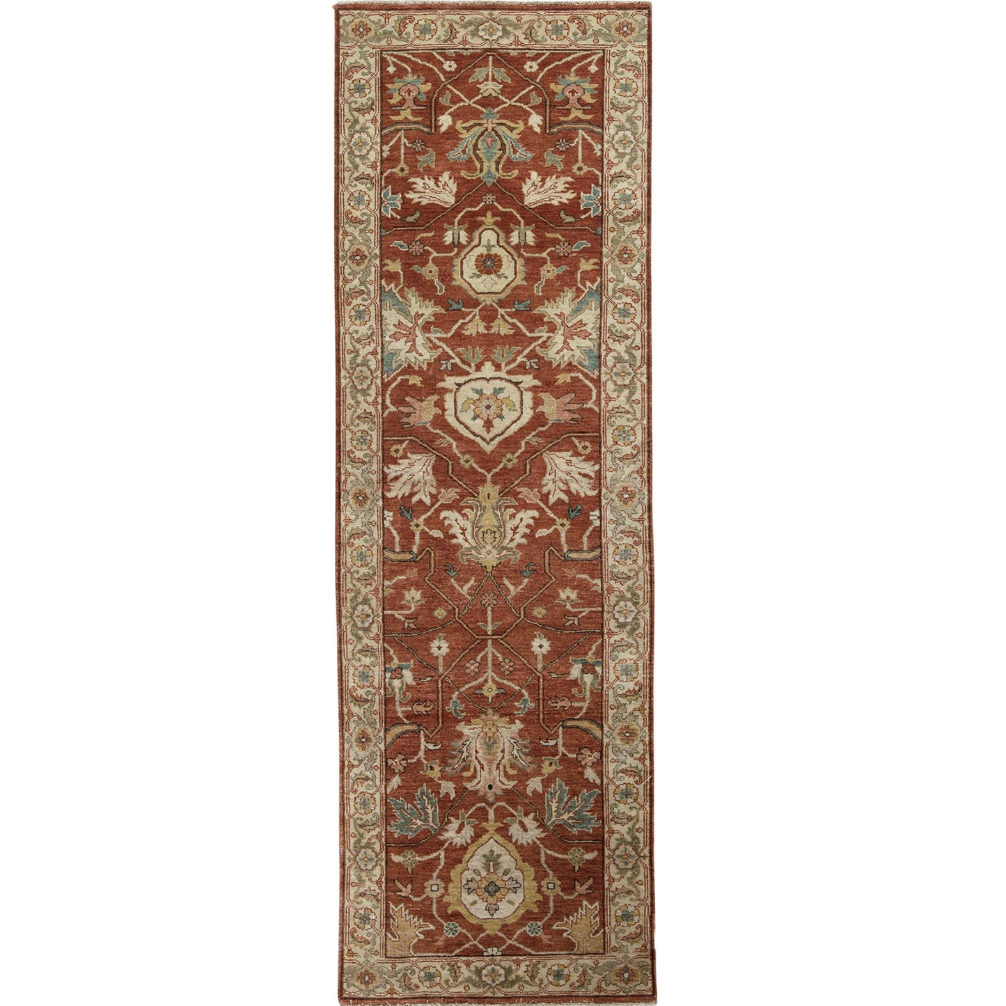 BAKSHAHESH B1005 RUST / IVORY