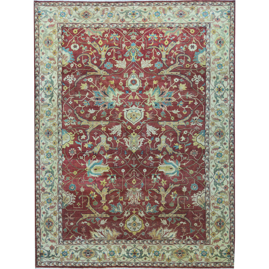 BAKSHAHESH B1005 RUST / IVORY