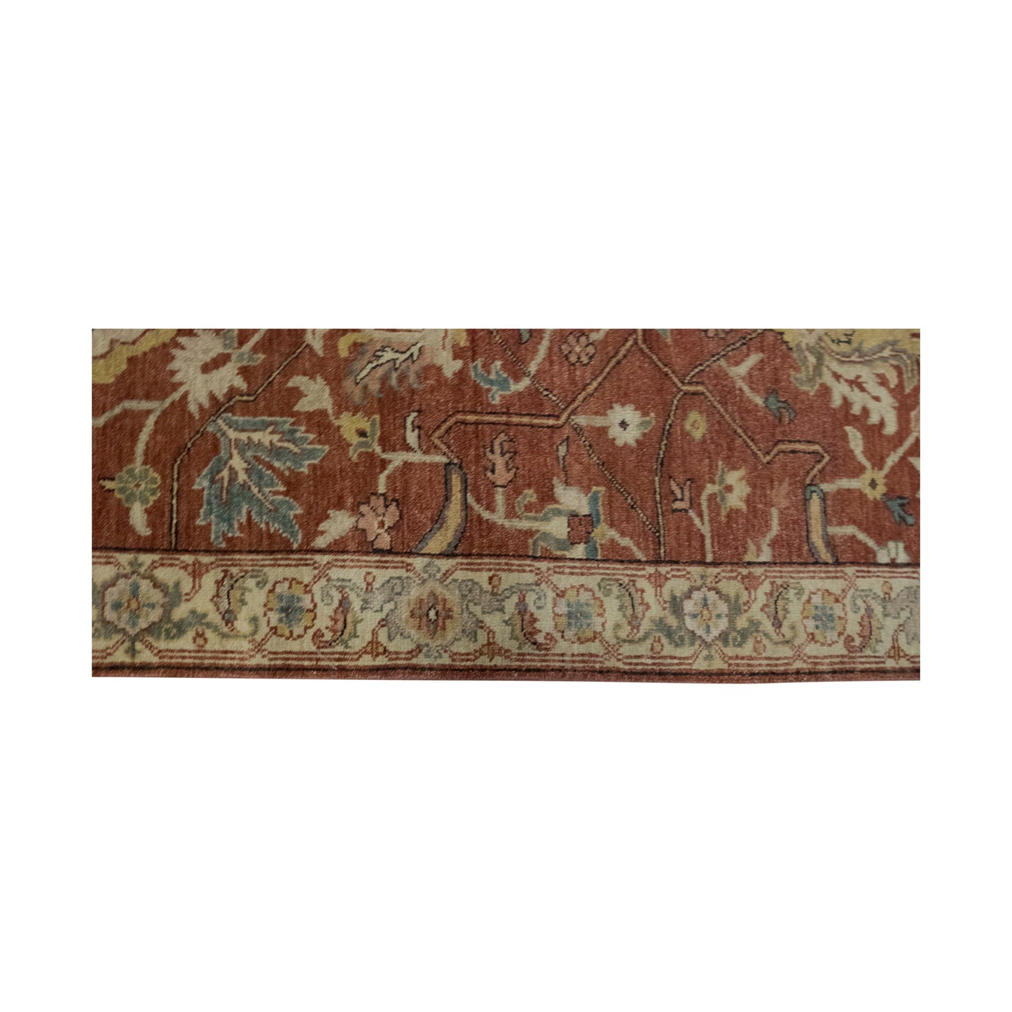 BAKSHAHESH B1005 RUST / IVORY