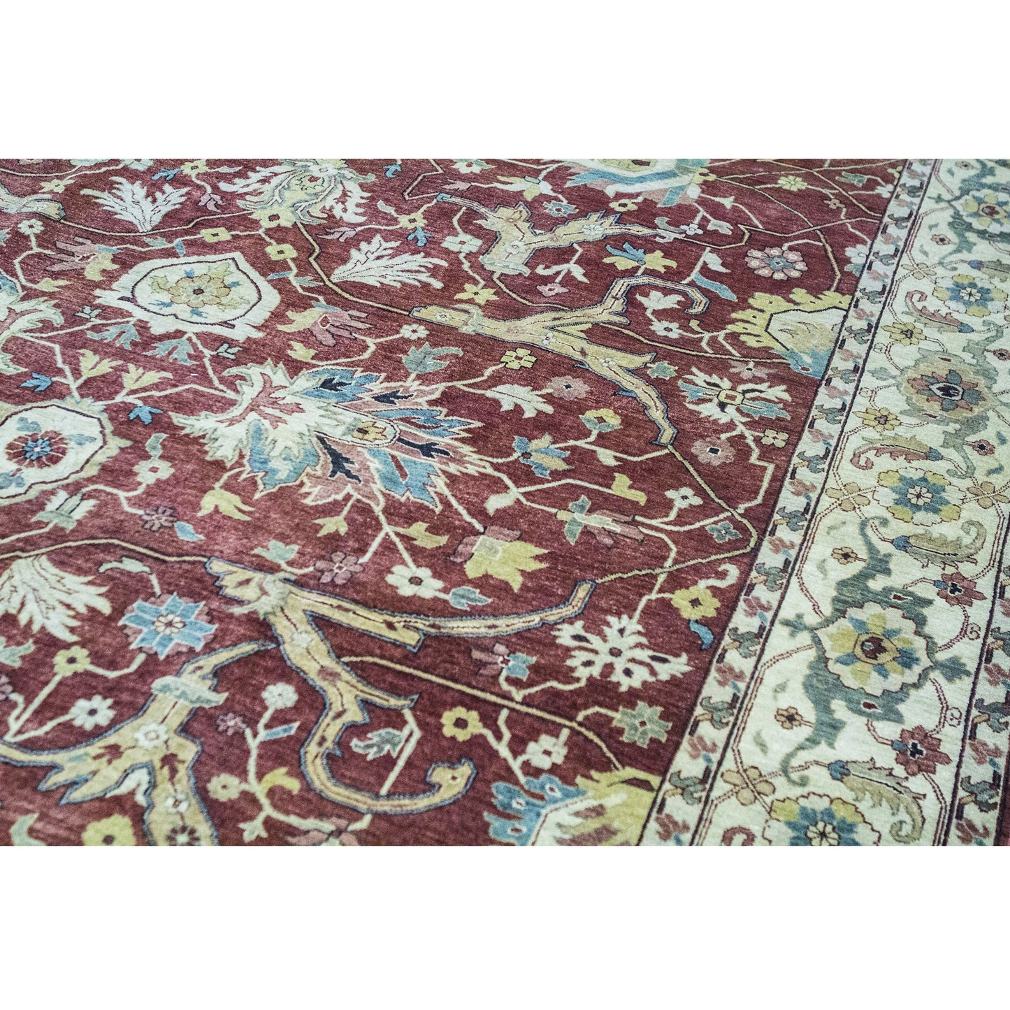 BAKSHAHESH B1005 RUST / IVORY
