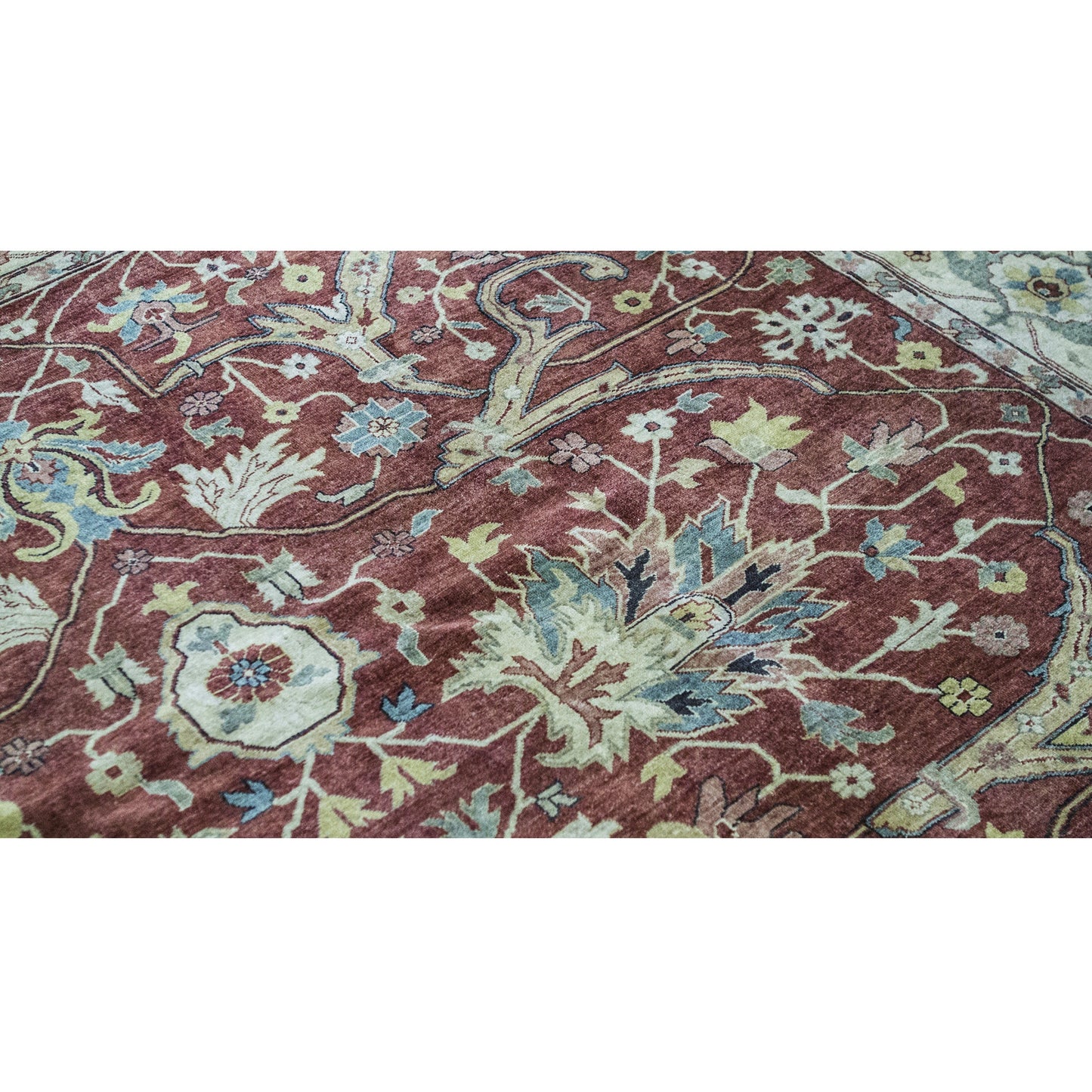 BAKSHAHESH B1005 RUST / IVORY