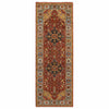 BAKSHAHESH B1039 RED / LIGHT GREEN