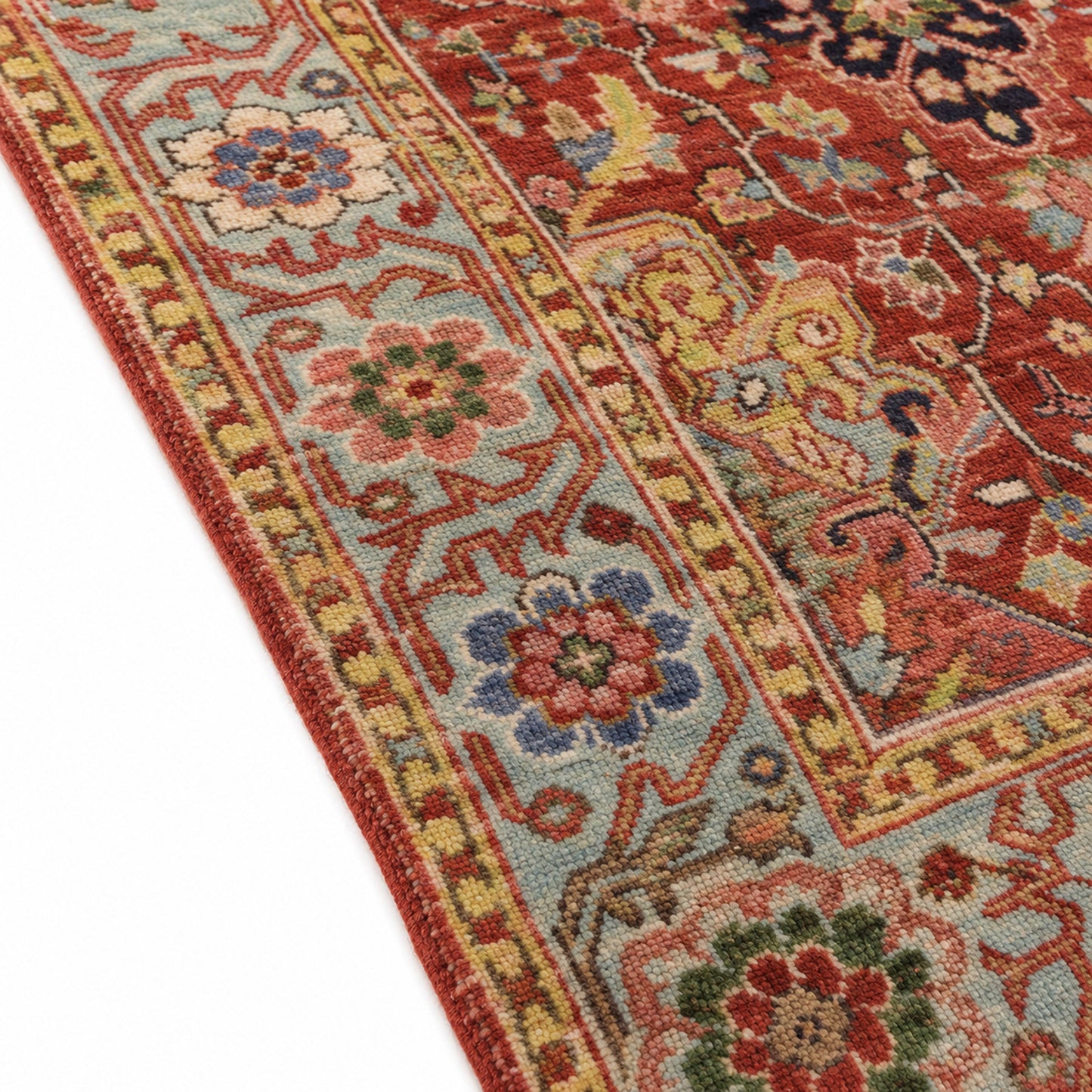BAKSHAHESH B1039 RED / LIGHT GREEN