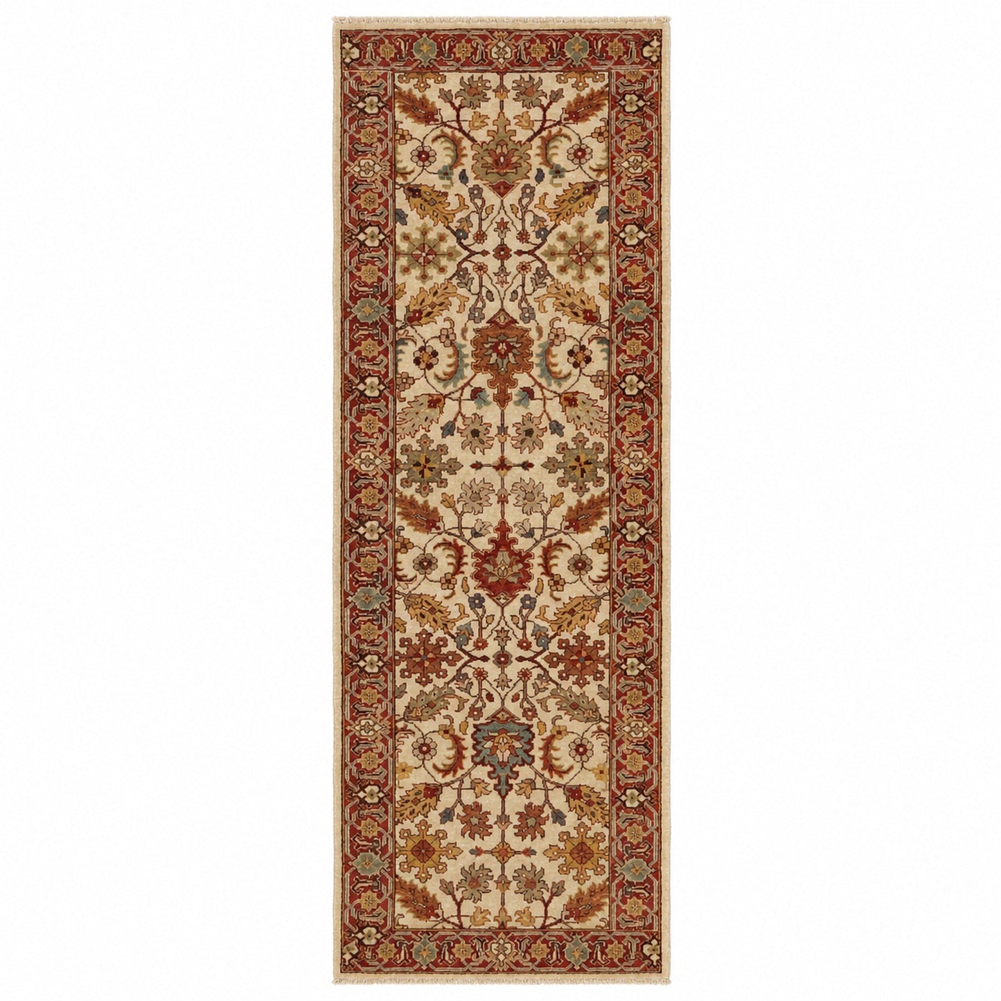 BAKSHAHESH B1043 IVORY / RUST