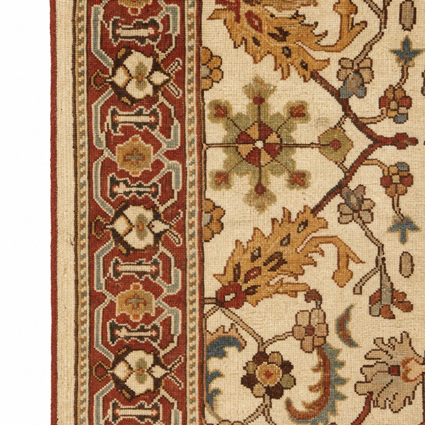BAKSHAHESH B1043 IVORY / RUST