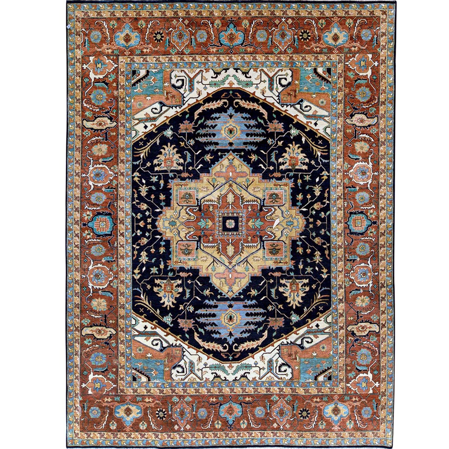 BAKSHAHESH B1044 BLUE / RED