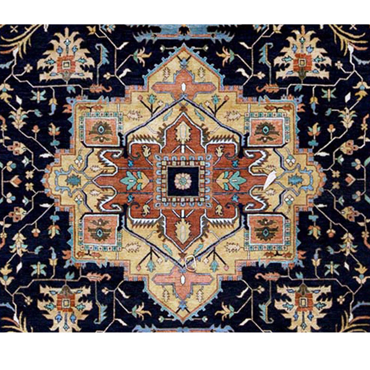 BAKSHAHESH B1044 BLUE / RED